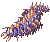 Sprite do monstro Larva de Centopéia